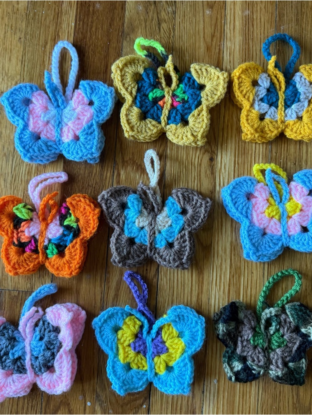 Handmade Crocheted Butterfly - Picture 3 of 4